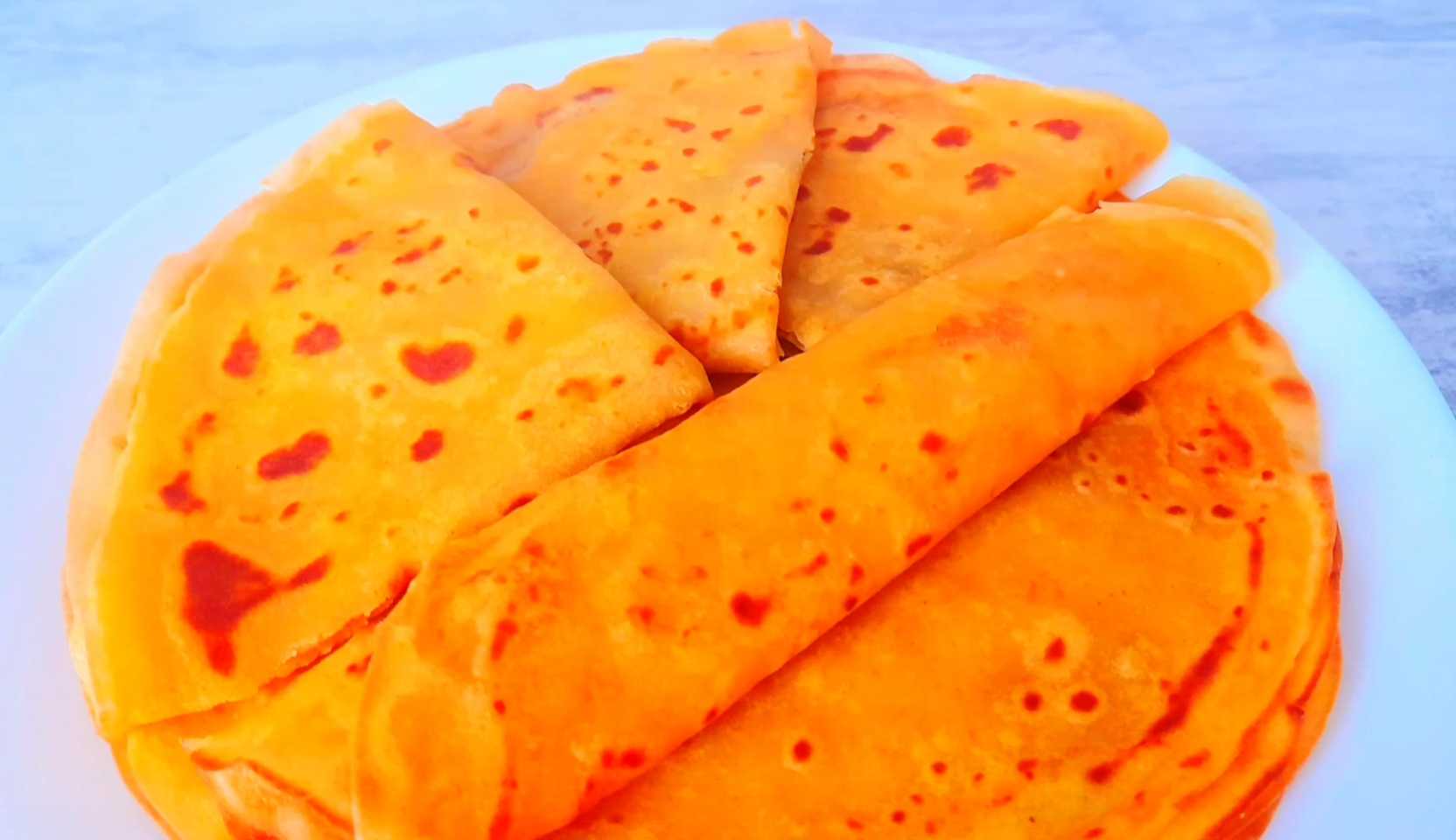 Image du plat : Crêpes à la citrouille pour le Carême