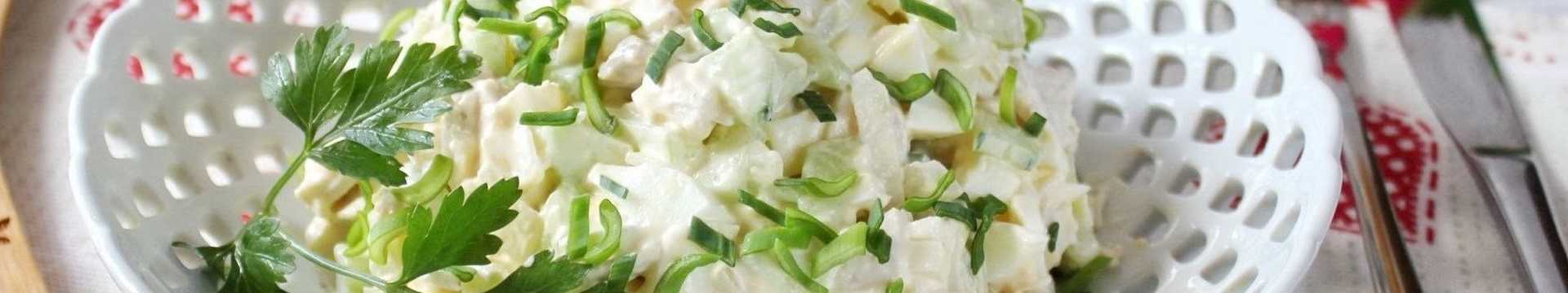 Salade Olivier au poulet et au yaourt