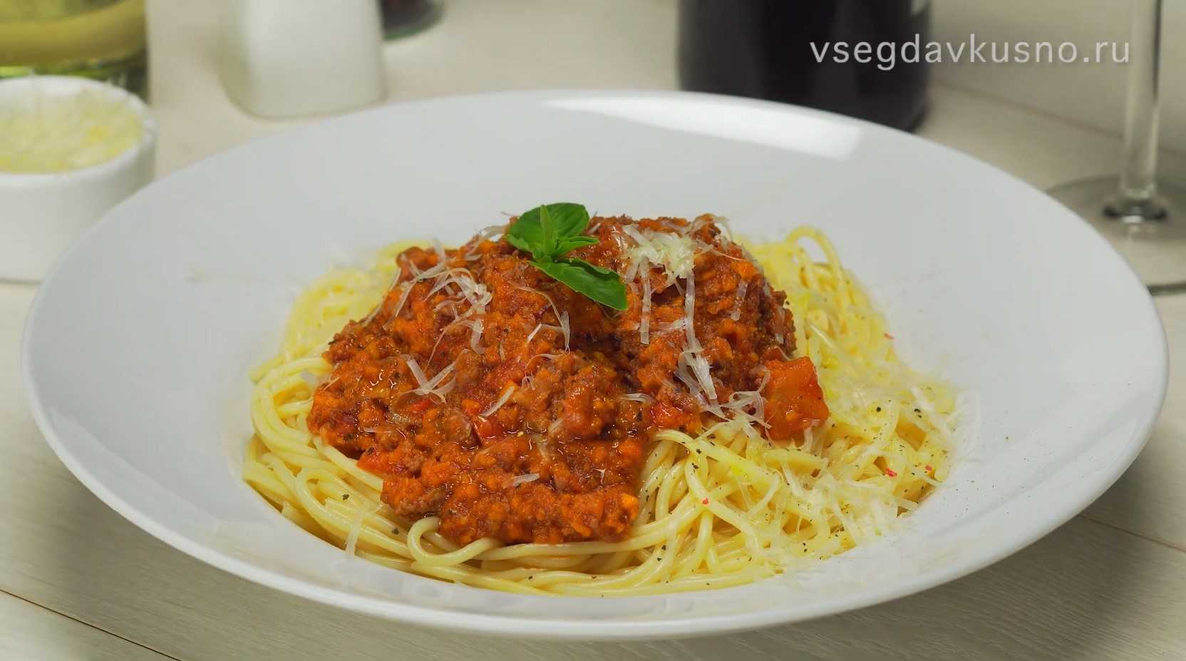 Image du plat : Pâtes bolognaises classiques