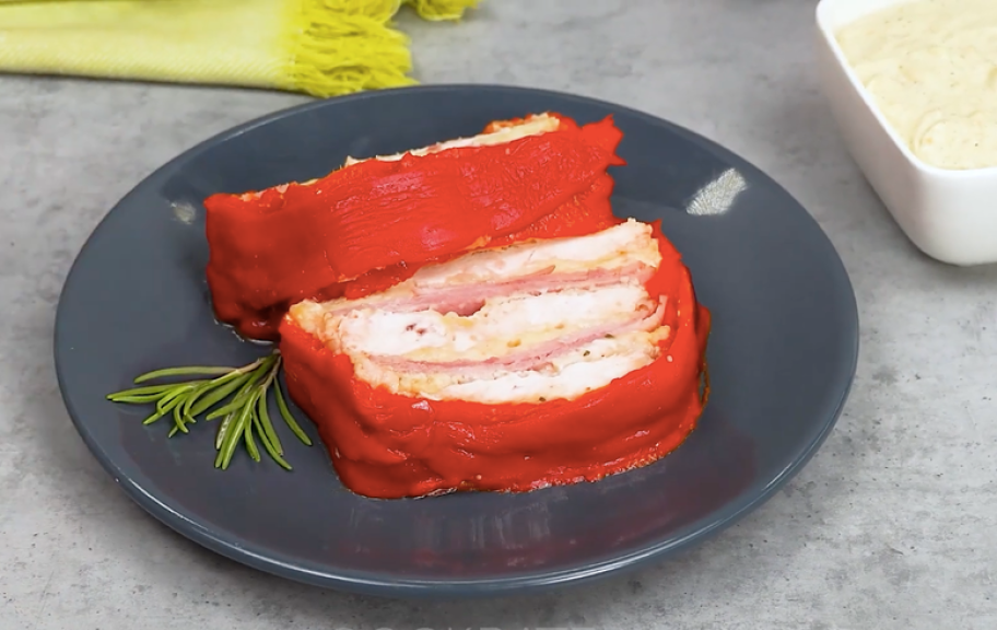 Recette : Terrine de poulet et poivrons