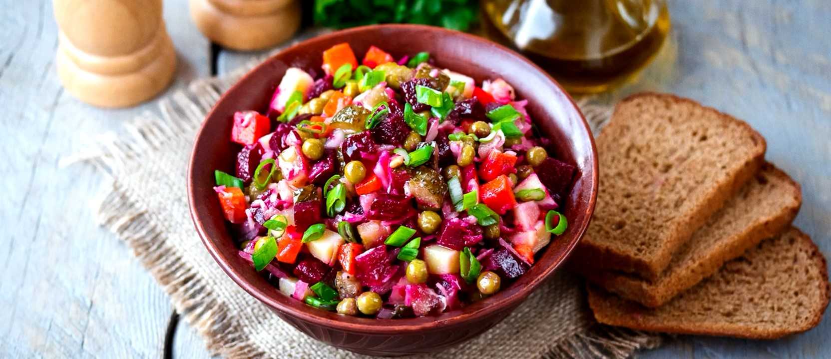 Image du plat : Vinaigrette classique aux petits pois