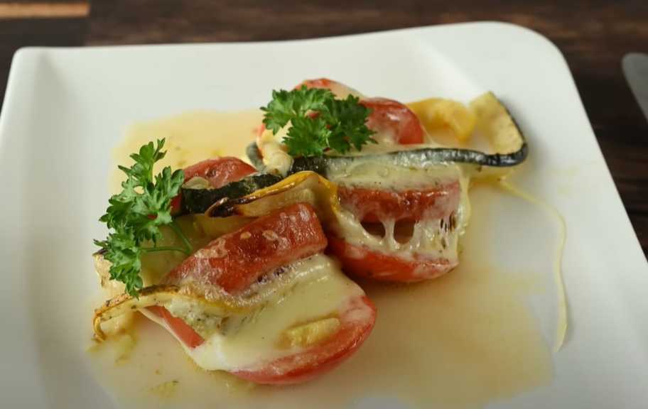Recette : Gratin de courgettes et de tomates