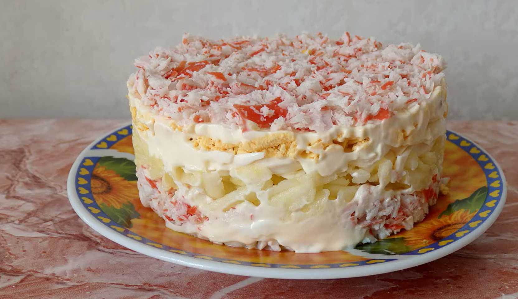 Image du plat : Salade de crabe aux pommes