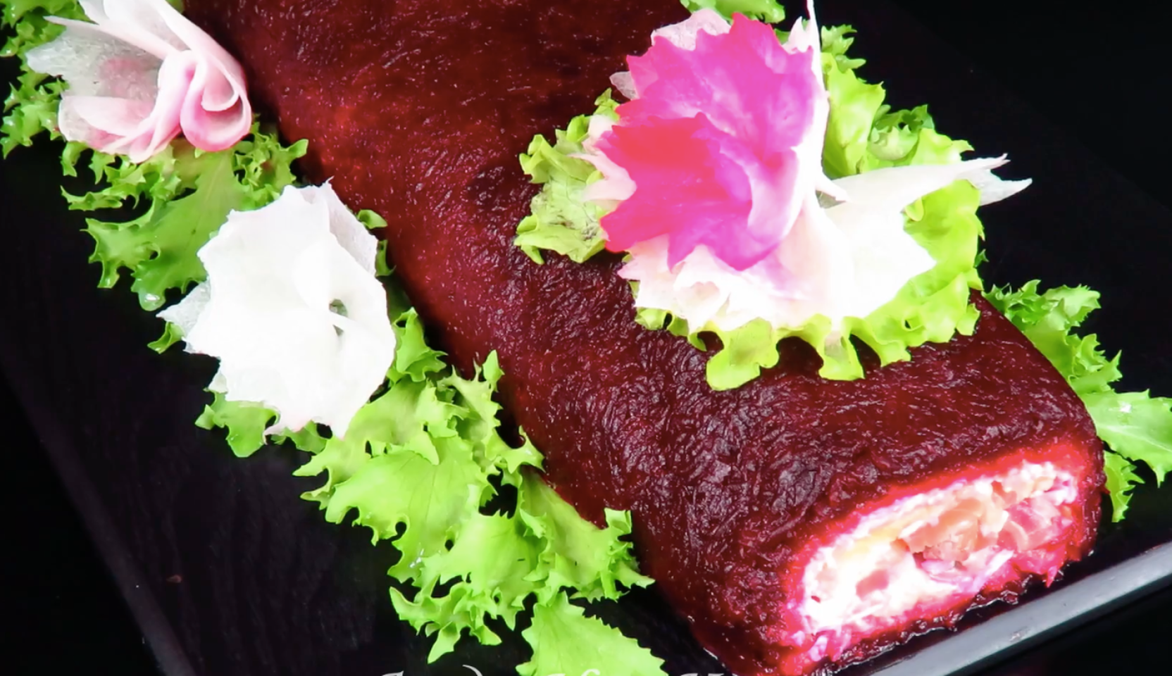 Image du plat : Hareng enroulé dans un manteau de fourrure