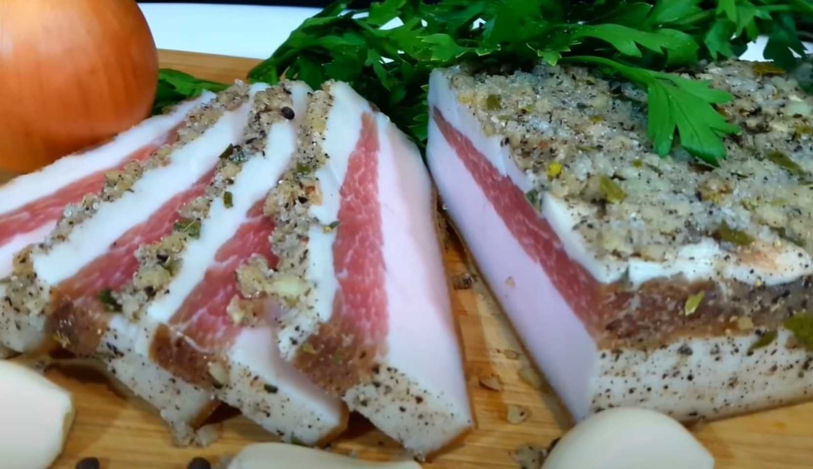 Image du plat : Saindoux salé à l'ail et au poivre