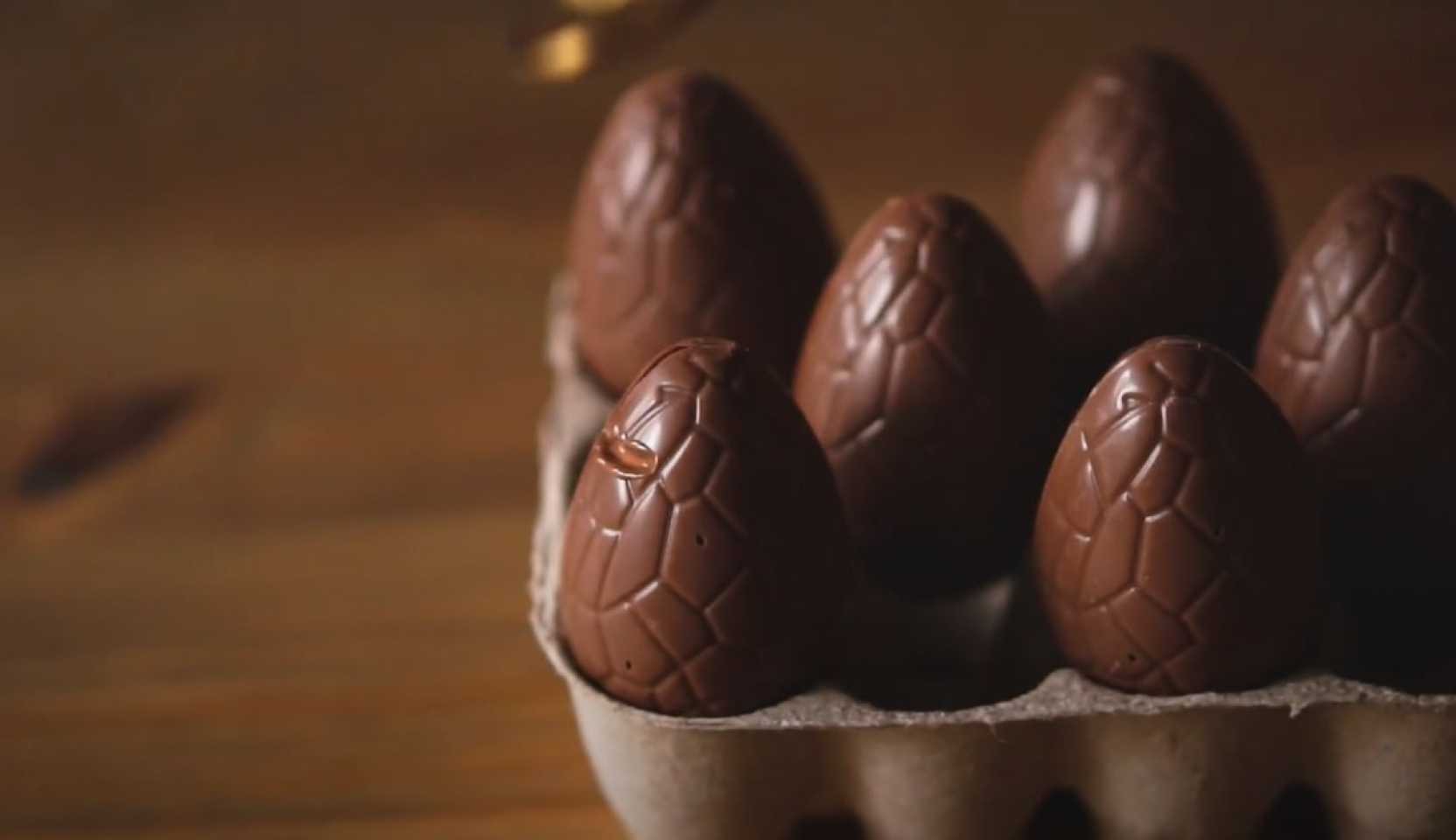 Image du plat : Œufs en chocolat fourrés