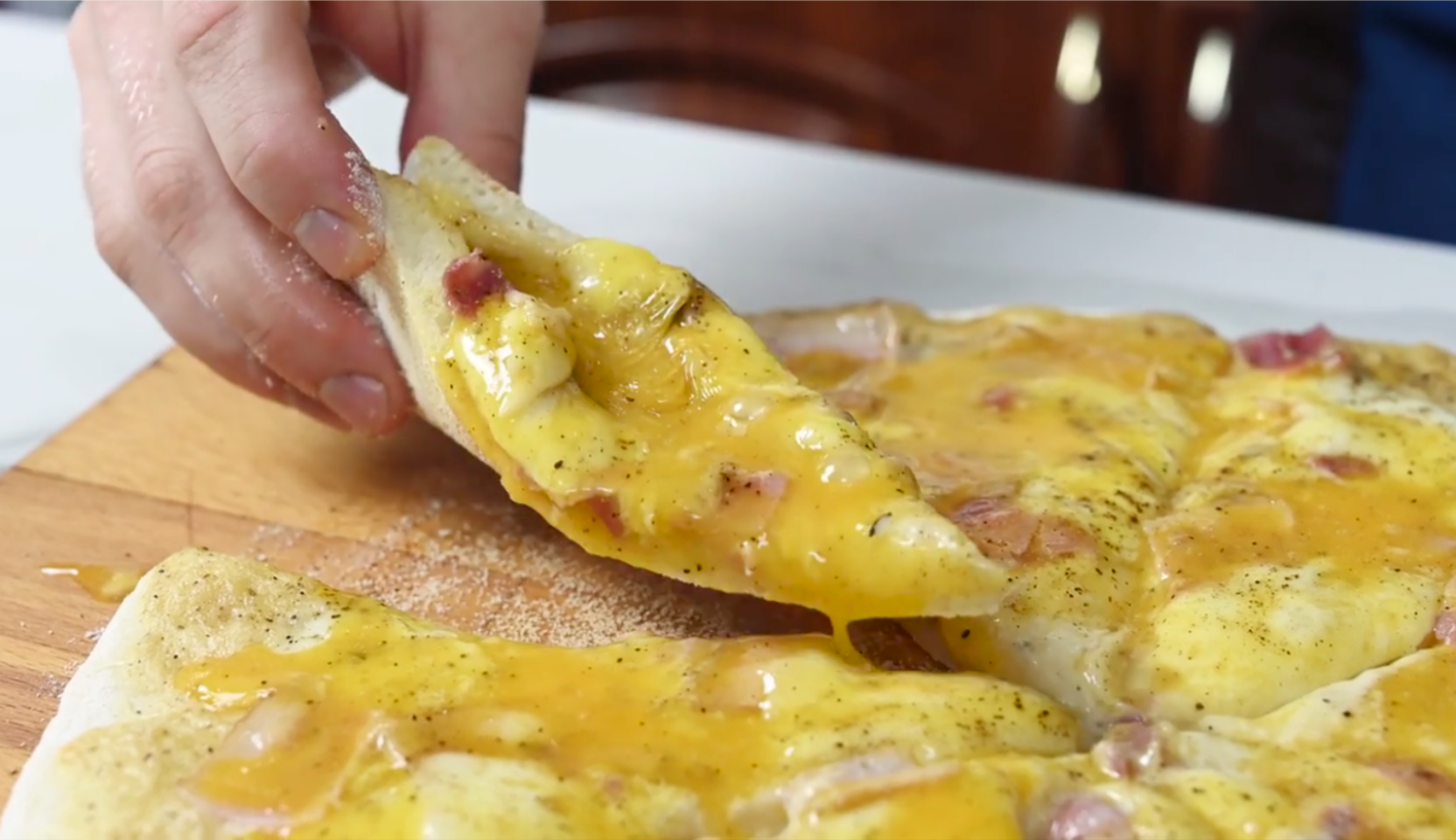 Image du plat : Pizza Carbonara