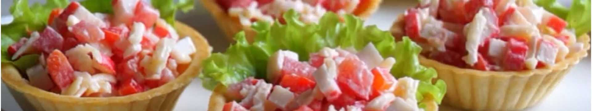 Tartelettes aux bâtonnets de crabe et au fromage