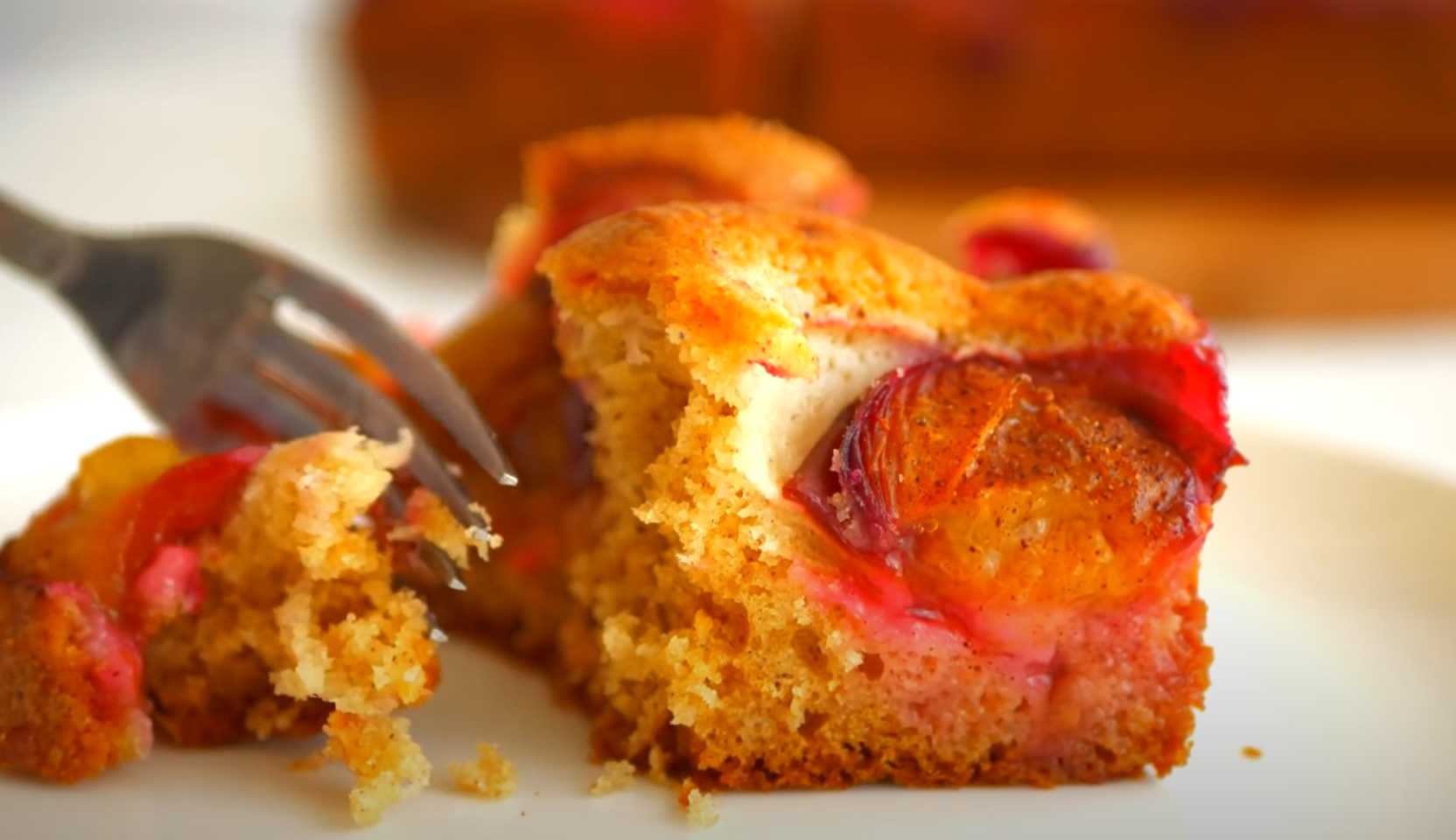 Image du plat : Charlotte aux prunes au four