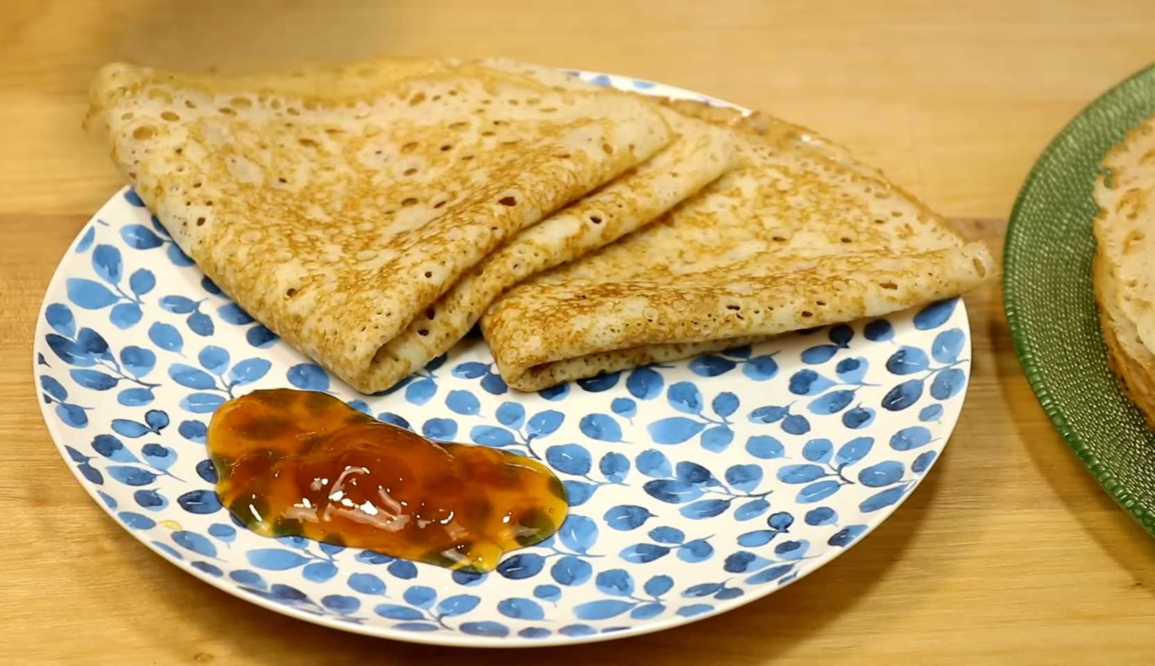 Image du plat : Crêpes à la levure sèche et au lait