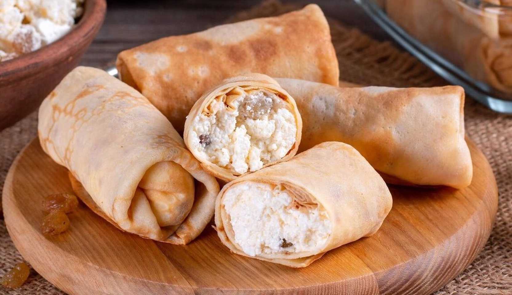 Image du plat : Crêpes au fromage blanc