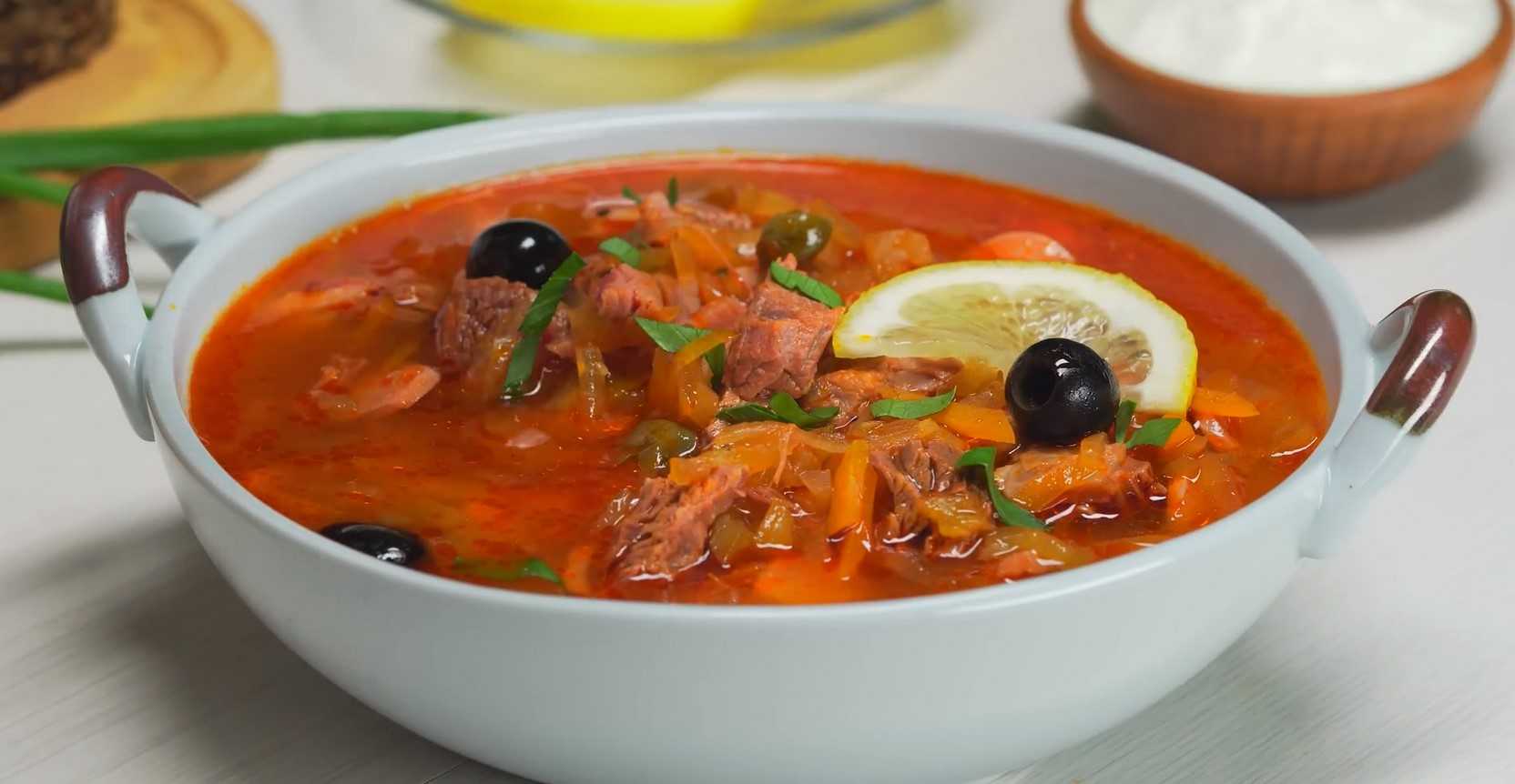 Image du plat : Solyanka de viande classique