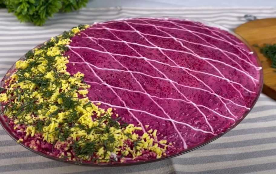 Recette : Hareng classique sous un manteau de fourrure