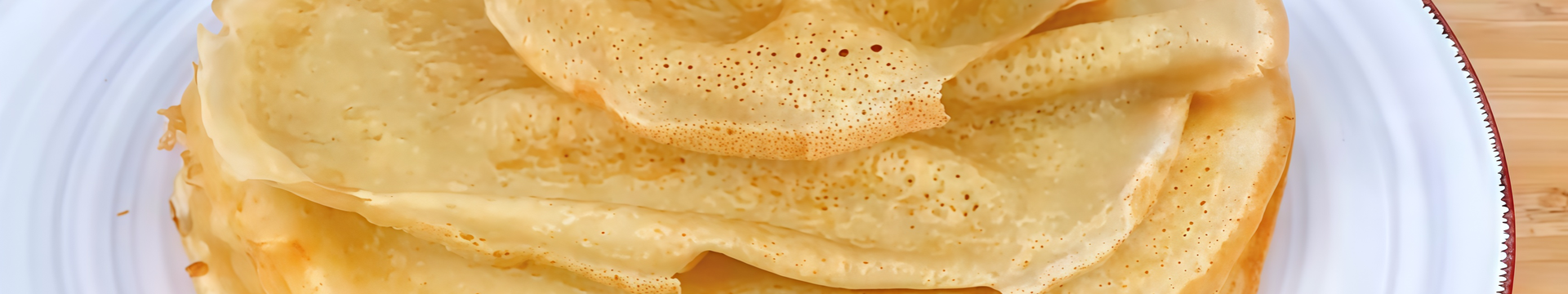 Crêpes à l'eau sans œufs