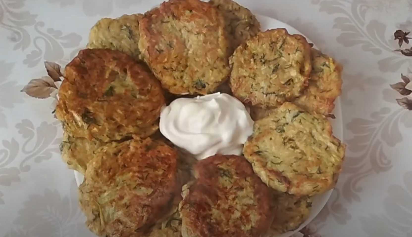 Image du plat : Crêpes de courgettes pour diabétiques