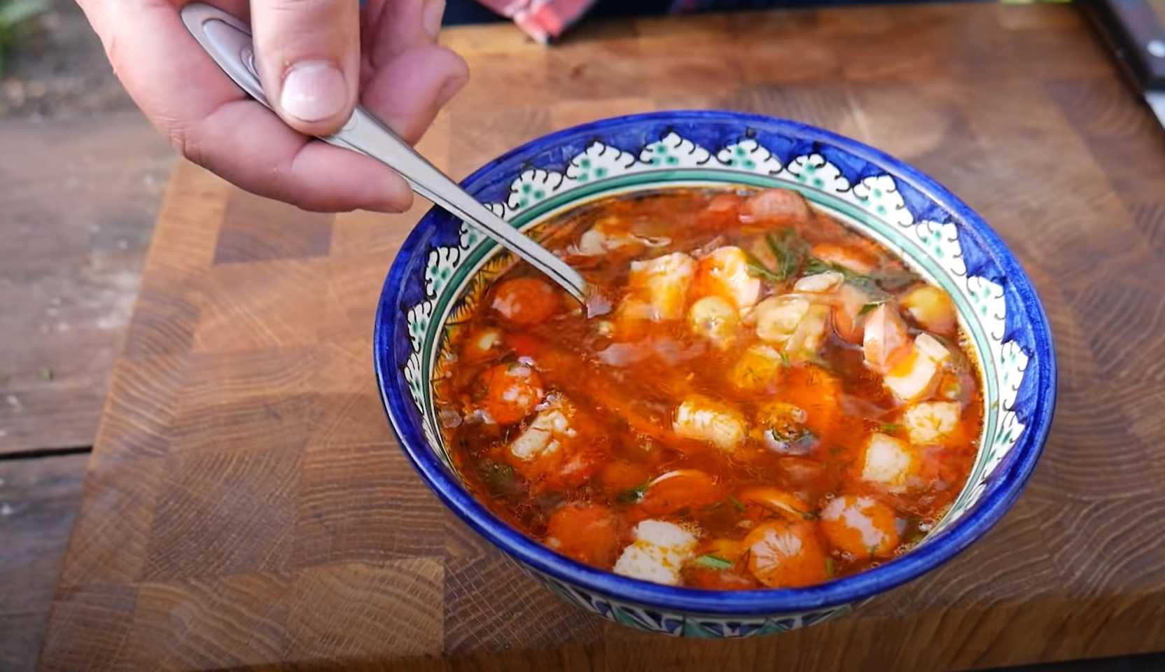 Image du plat : Solyanka dans un chaudron