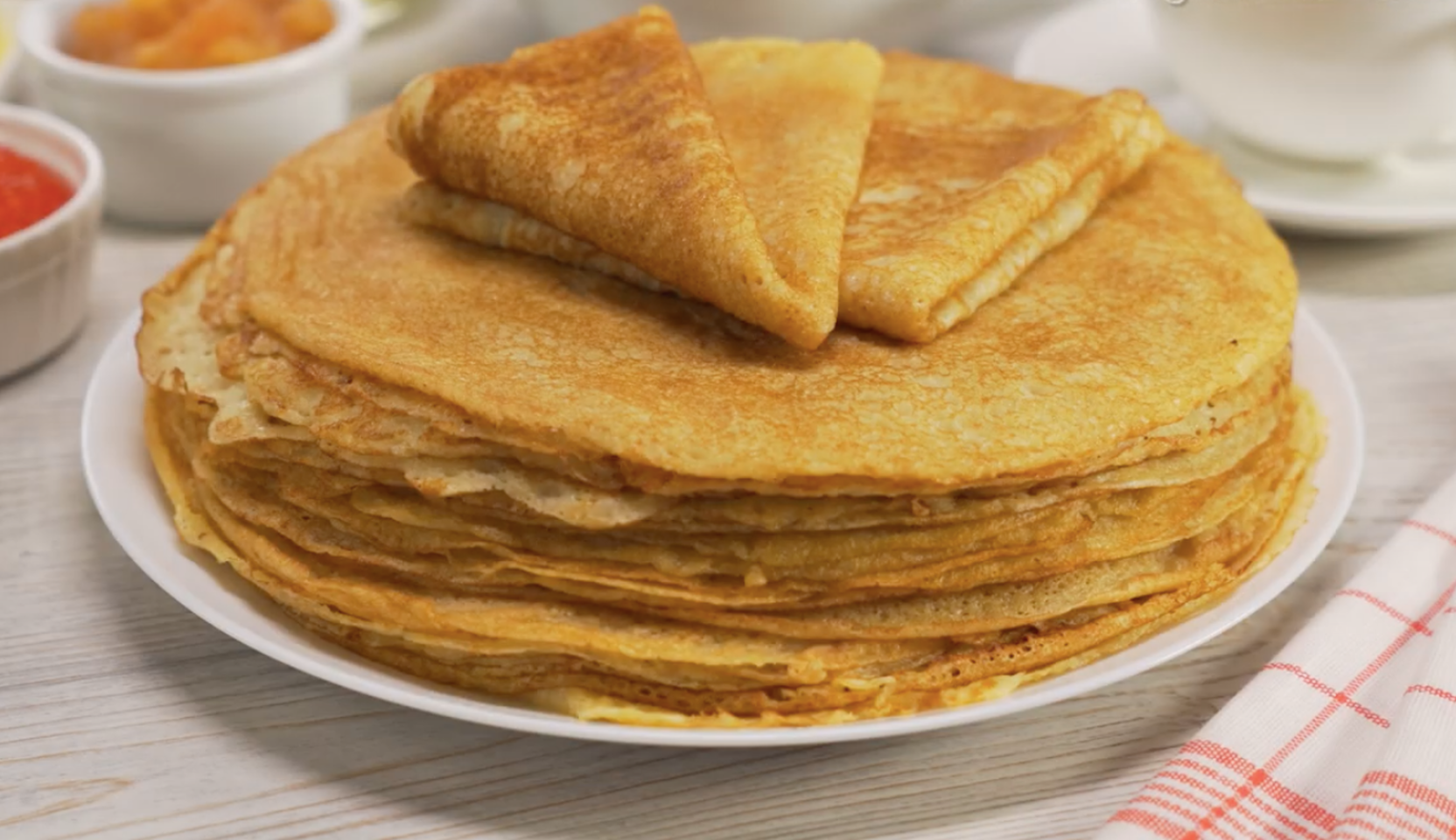 Image du plat : Crêpes avec ryazhenka