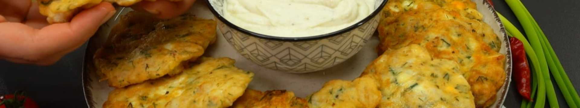 Crêpes de poisson à la sauce à la crème fraîche