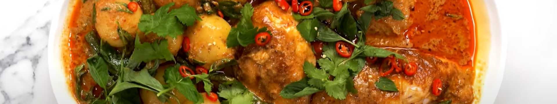 Curry de poulet thaï