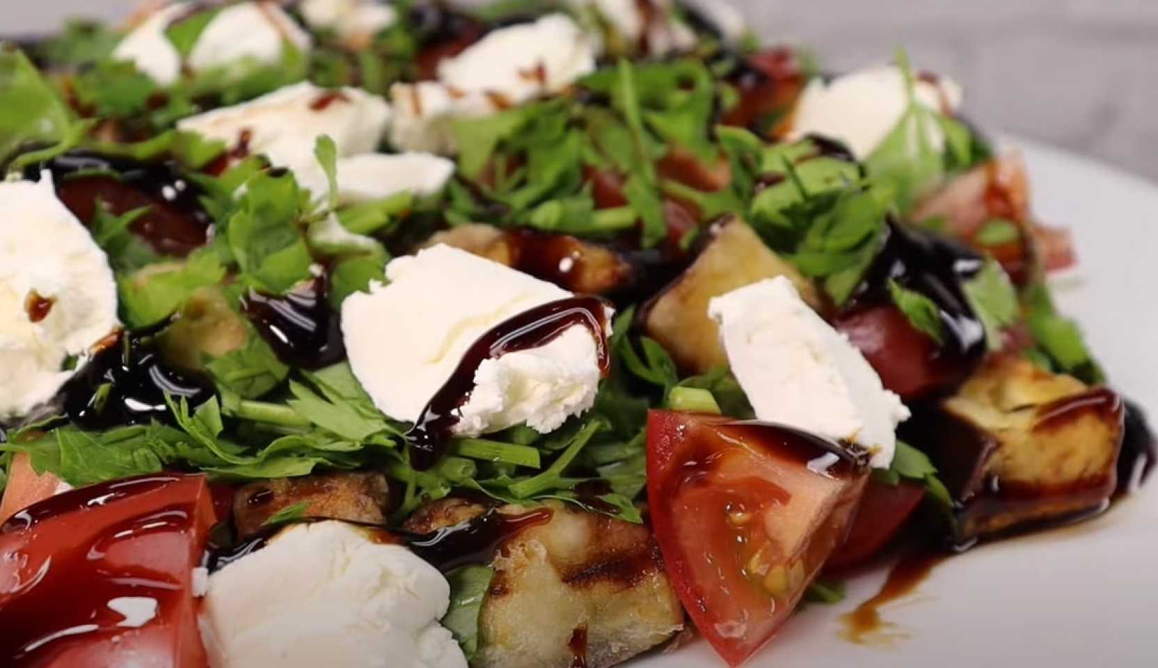 Image du plat : Salade d'aubergines frites à la géorgienne