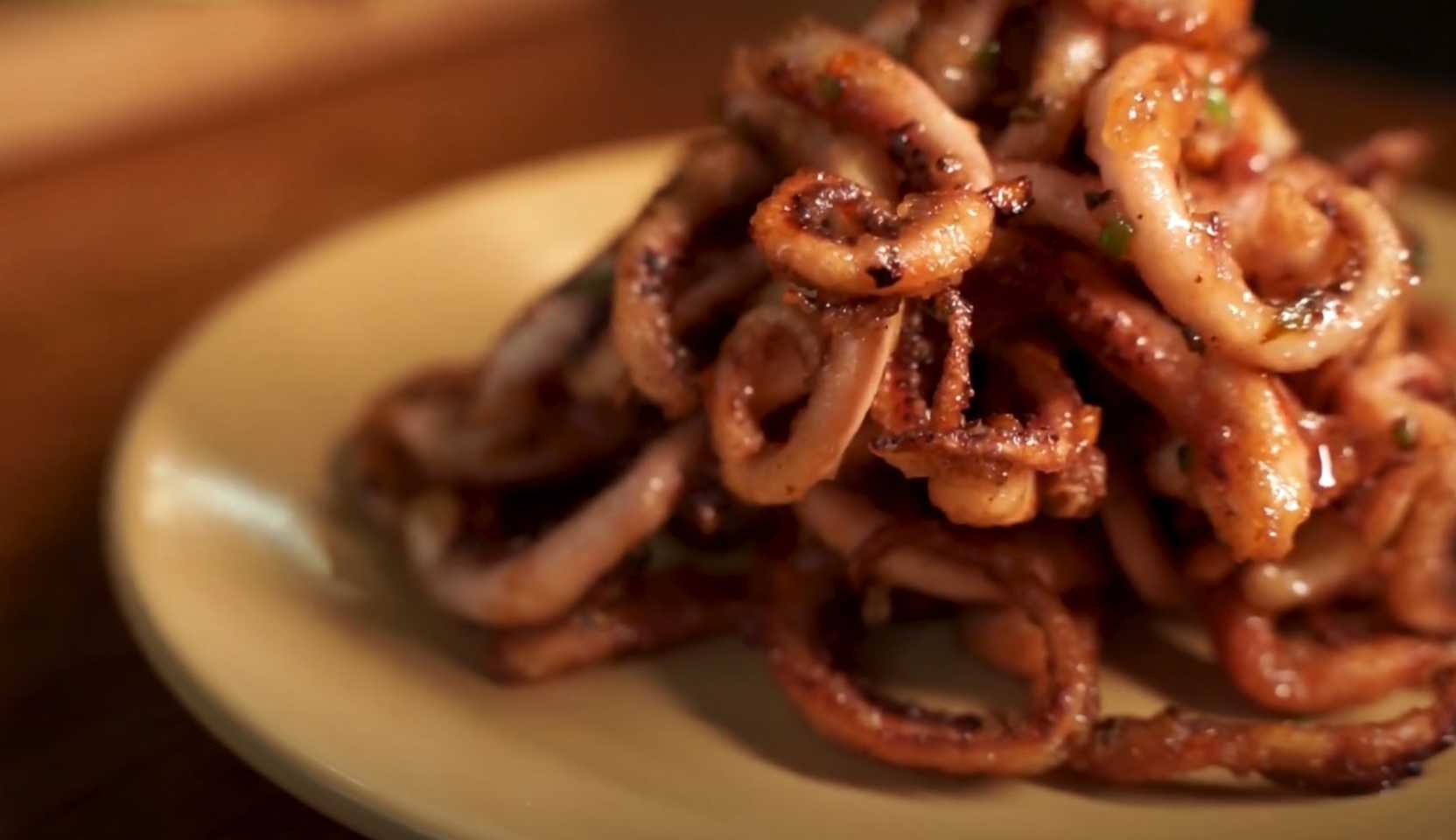 Image du plat : Tentacules de calamars au poivre et au sel