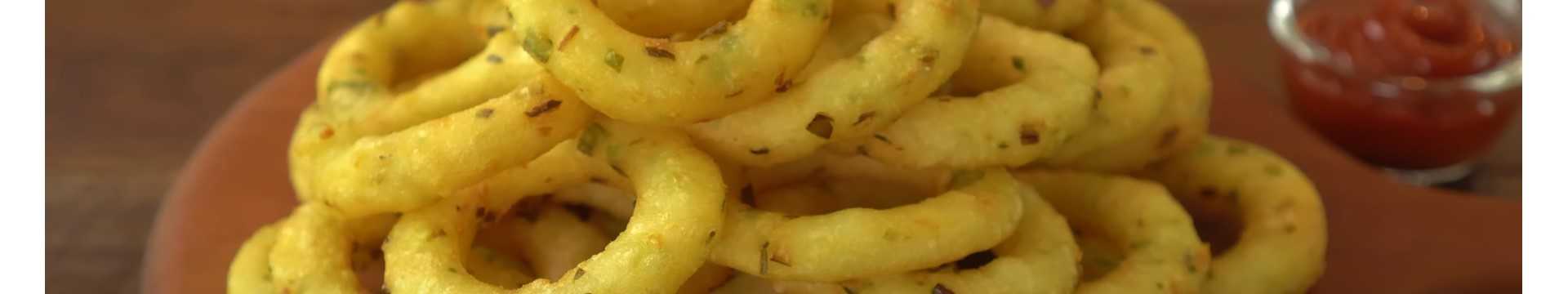 Rondelles de pommes de terre croustillantes à l'ail