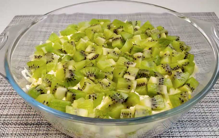 Recette : Salade de crabe au kiwi