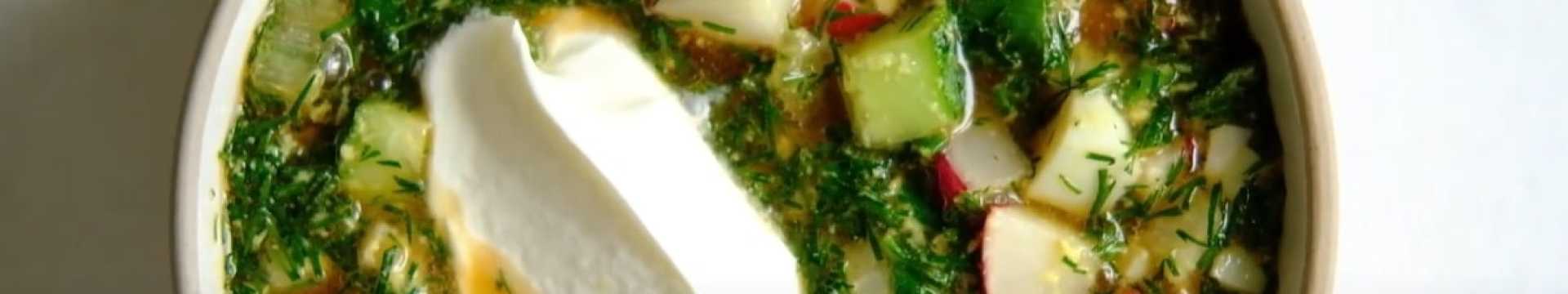 Okroshka classique avec kvas