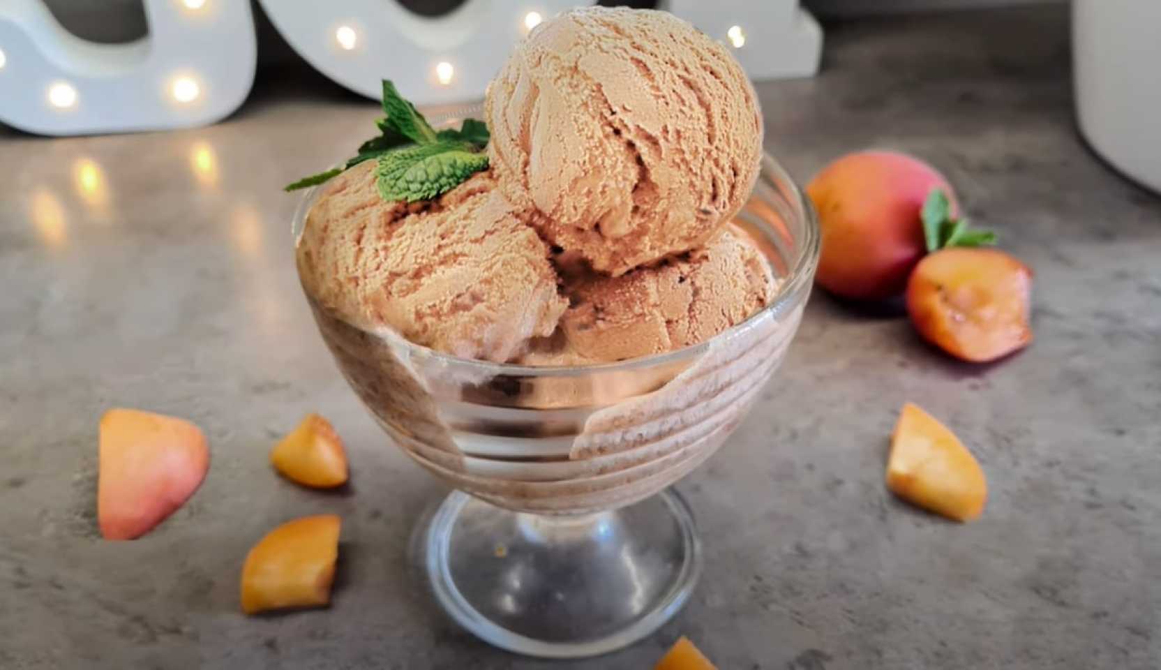 Image du plat : Glace à l'abricot maison