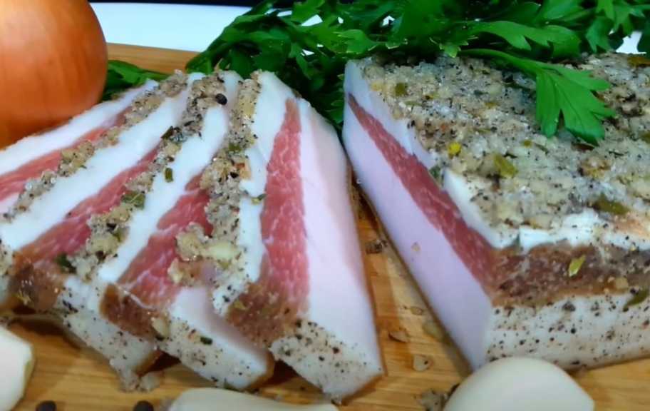 Recette : Saindoux salé à l'ail et au poivre