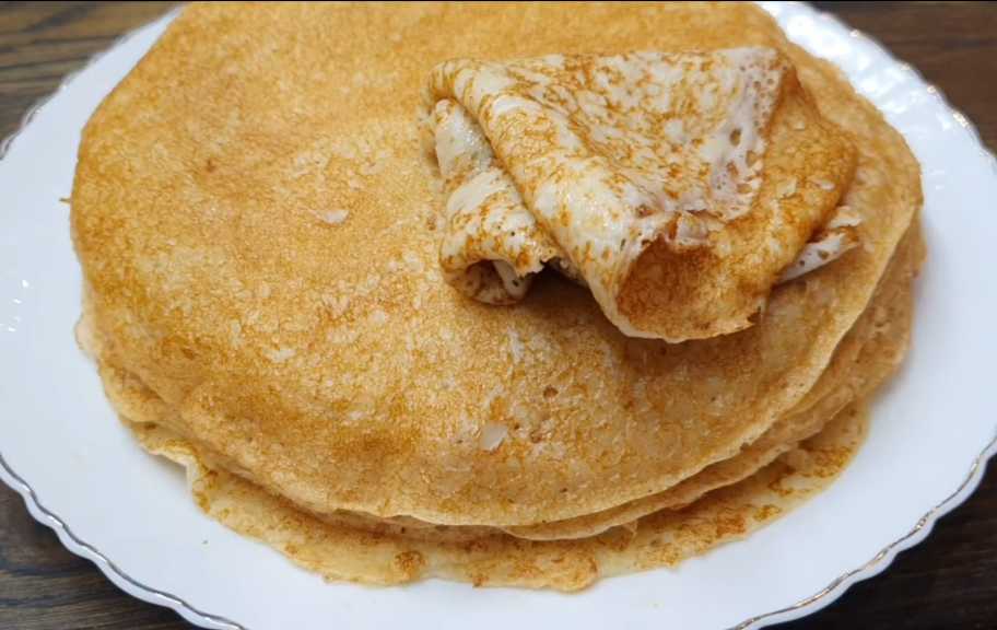 Recette : Crêpes à la levure et au kéfir