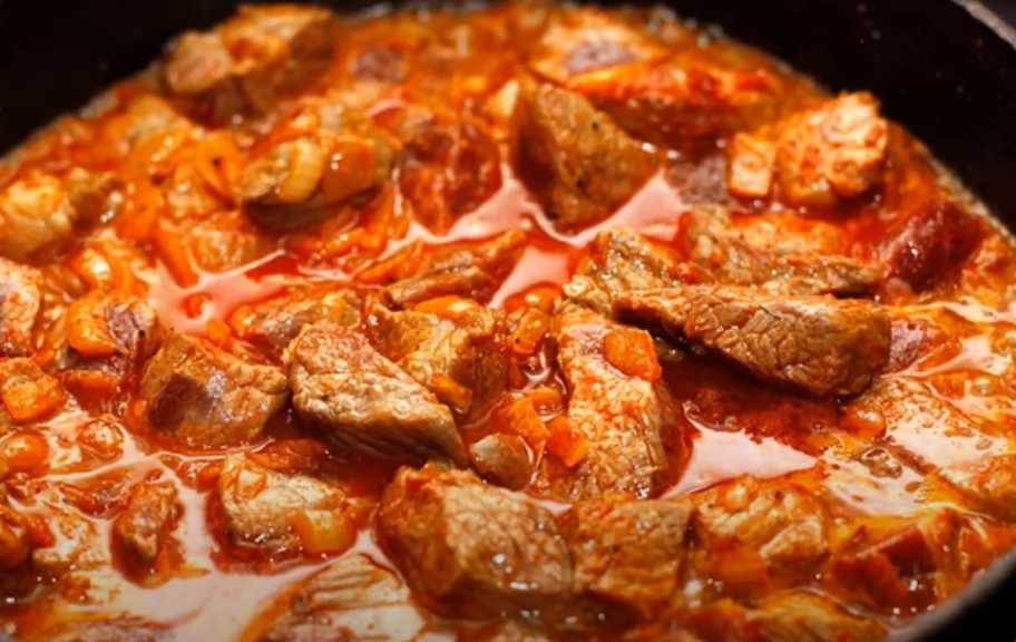 Recette : Goulash de bœuf avec sauce