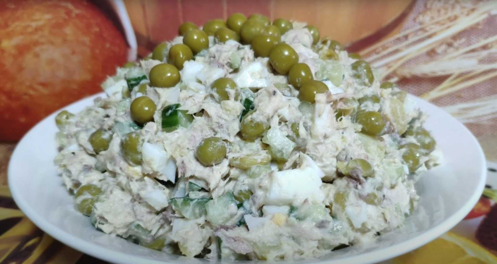 Image du plat : Salade avec du poisson en conserve et des pommes de terre