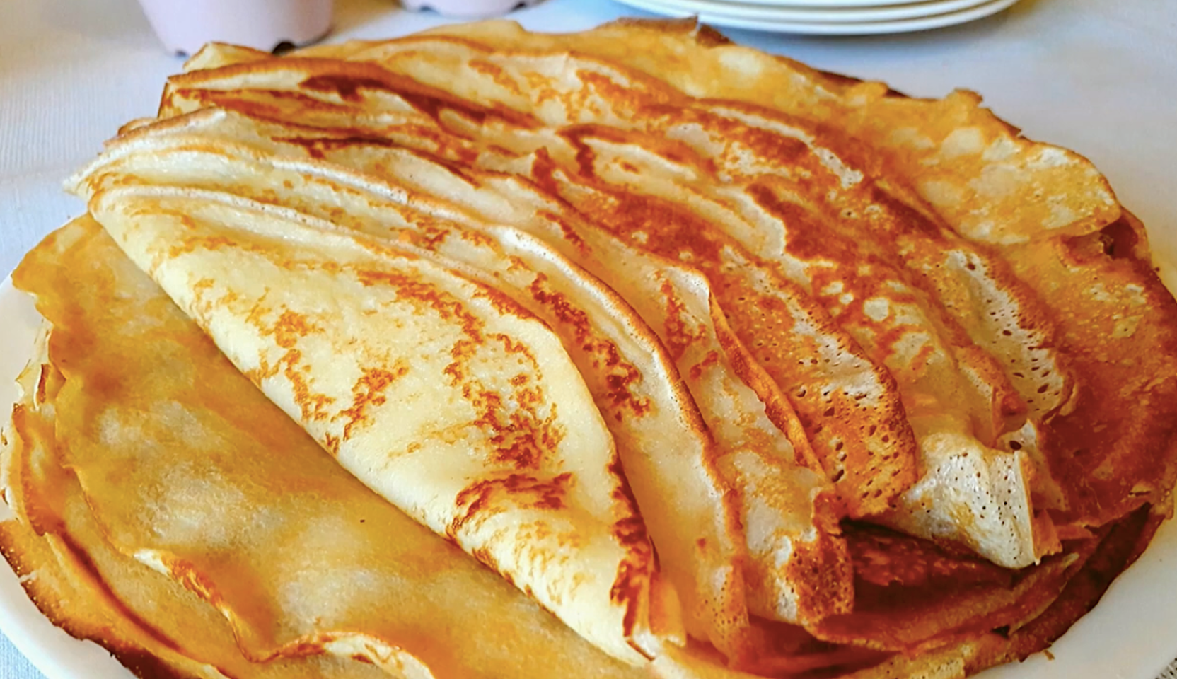 Image du plat : Crêpes au kéfir et à l’eau bouillante