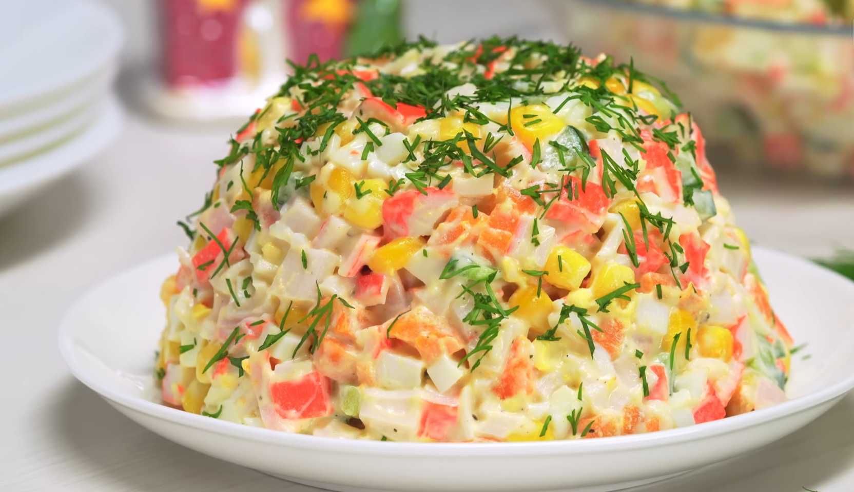 Image du plat : Salade de crabe classique