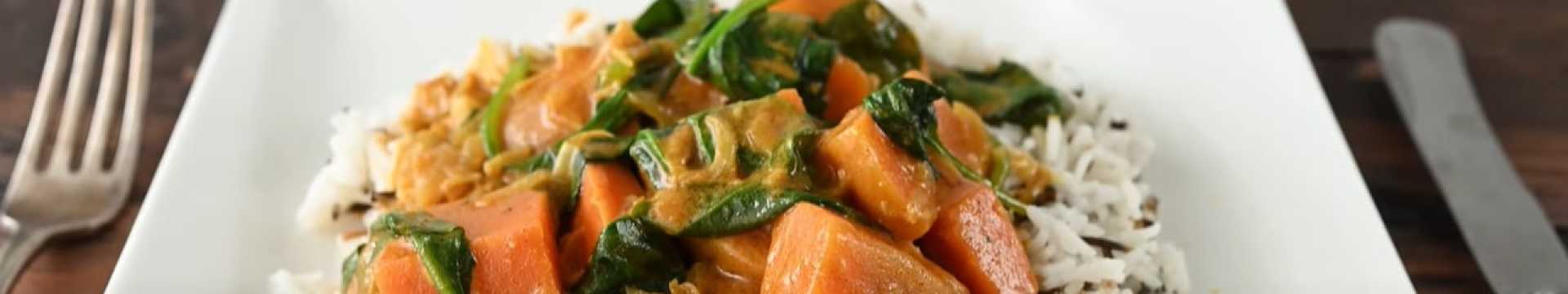 Patates douces au lait de coco