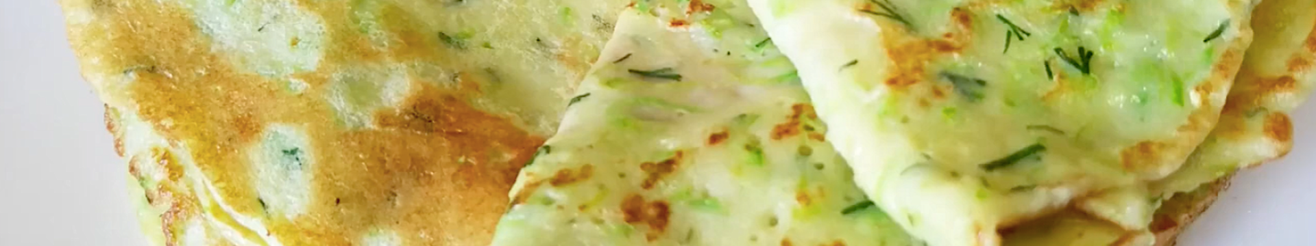 Crêpes de courgettes à la poêle