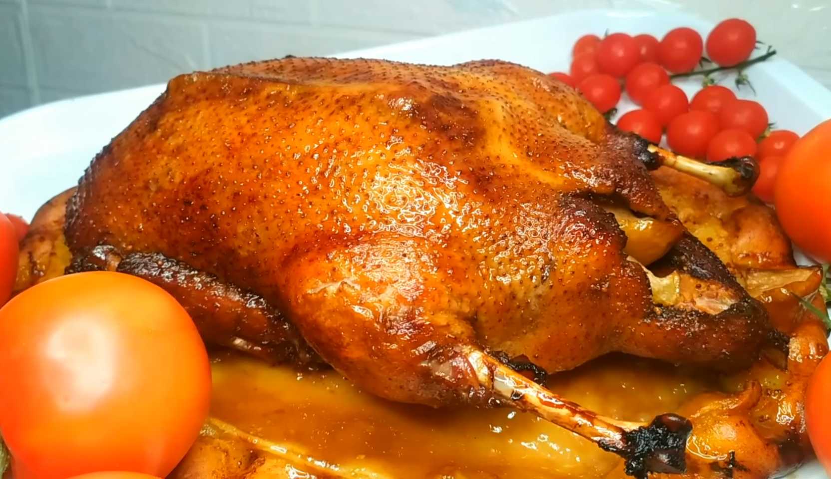 Image du plat : Canard de Noël en pâte