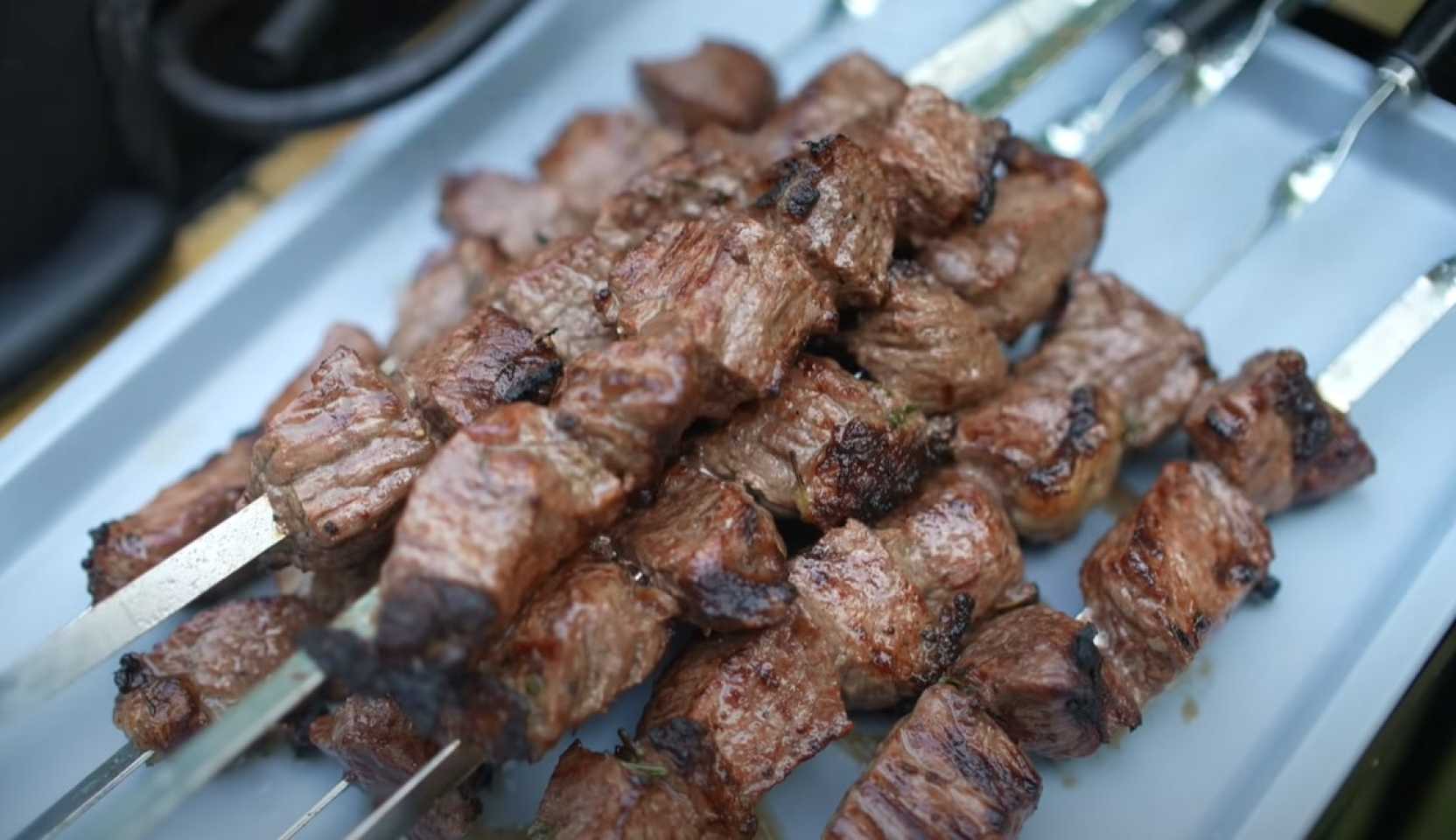 Image du plat : Brochettes de bœuf cuites au four