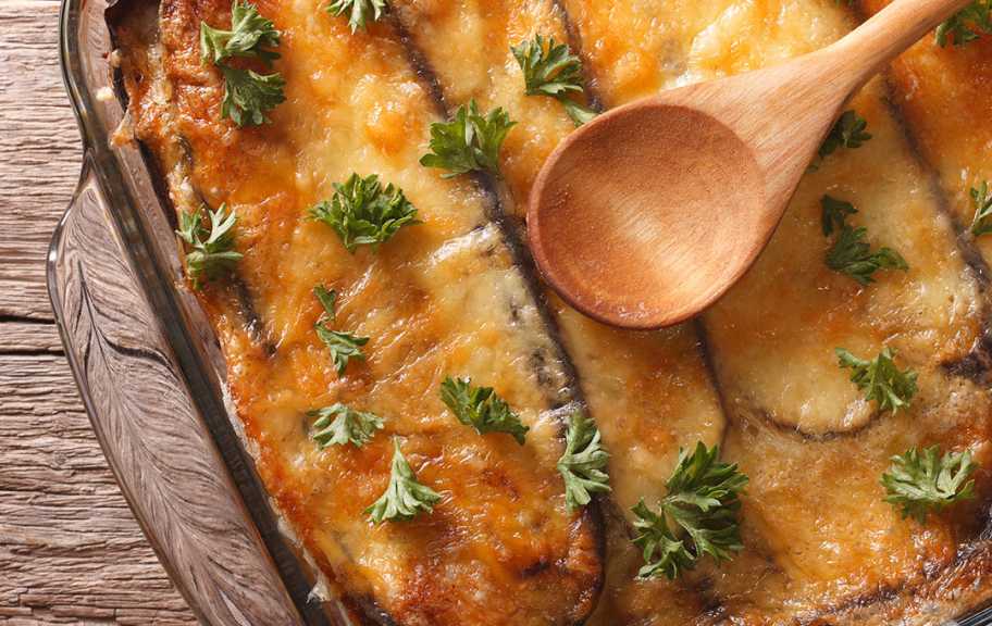 Recette : Gratin d'aubergines et de fromage