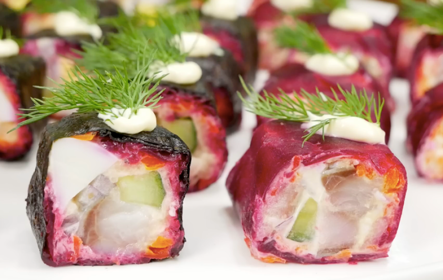 Recette : Hareng roulé sous un manteau de fourrure