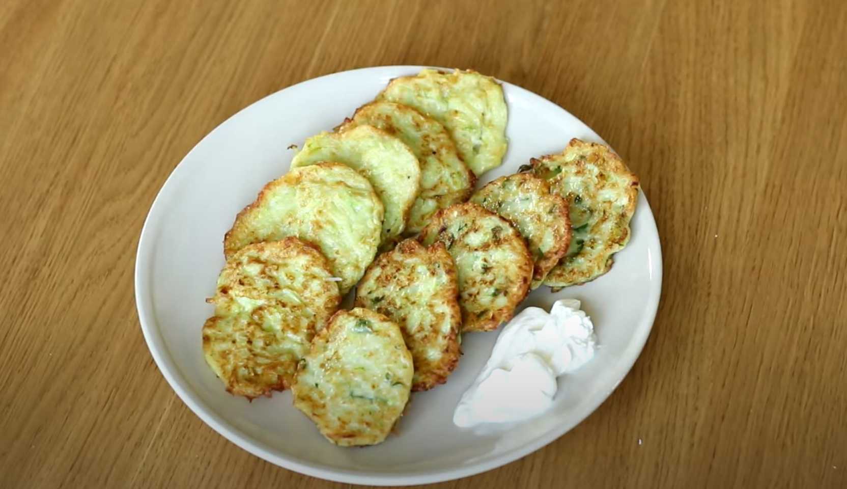 Image du plat : Galettes de courgettes à la poêle