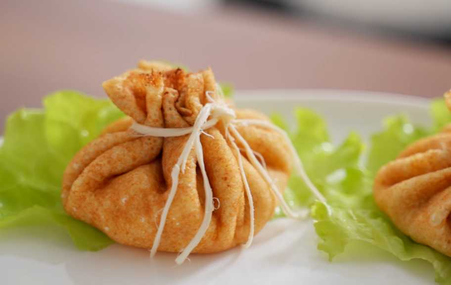 Recette : Crêpes au poulet et aux champignons