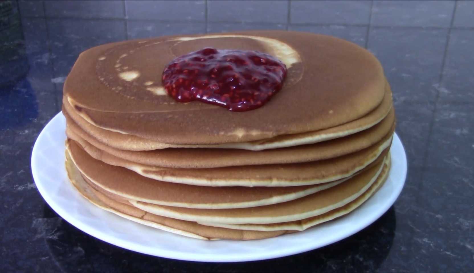 Image du plat : Crêpes épaisses au lait