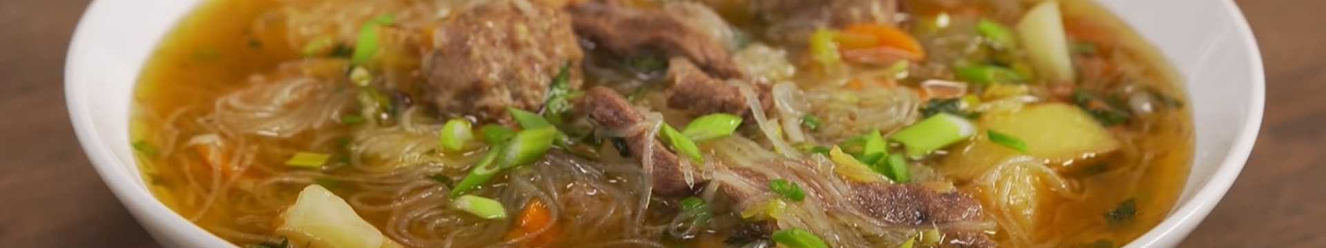 Soupe mongole Khuitsaa