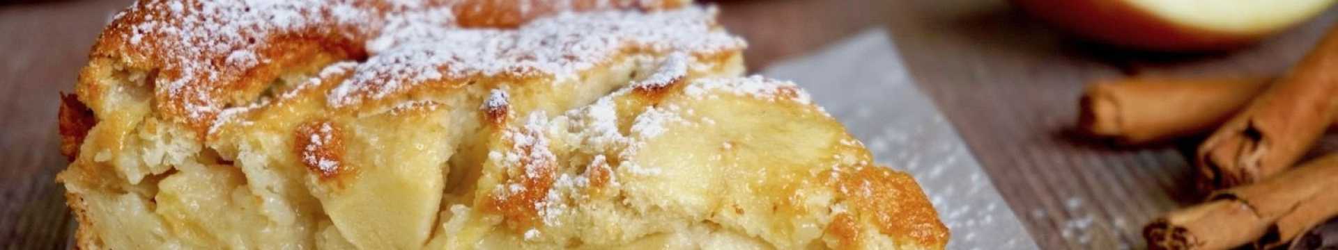 Tarte aux pommes moelleuse et juteuse