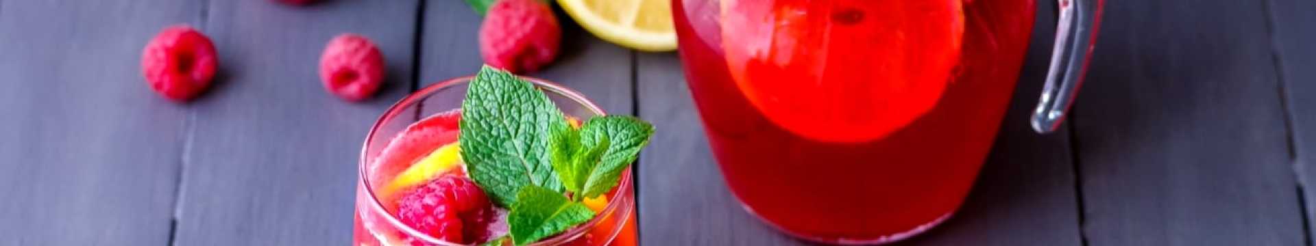 limonade à la framboise