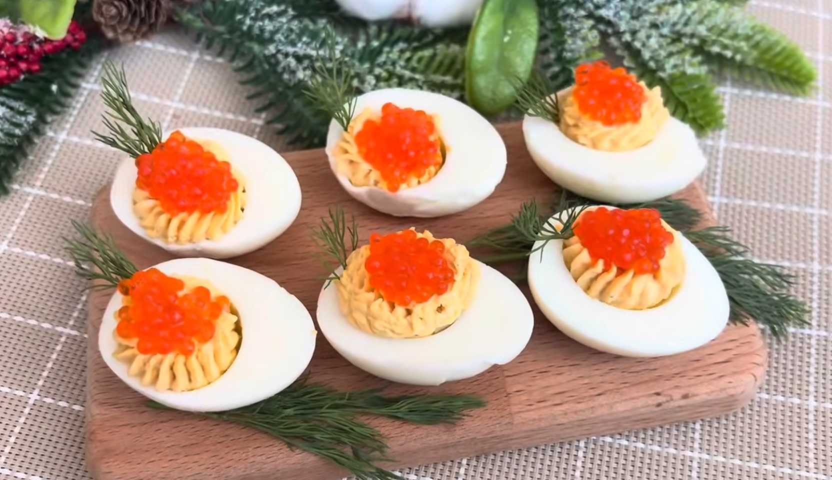 Image du plat : Œufs mimosa au caviar