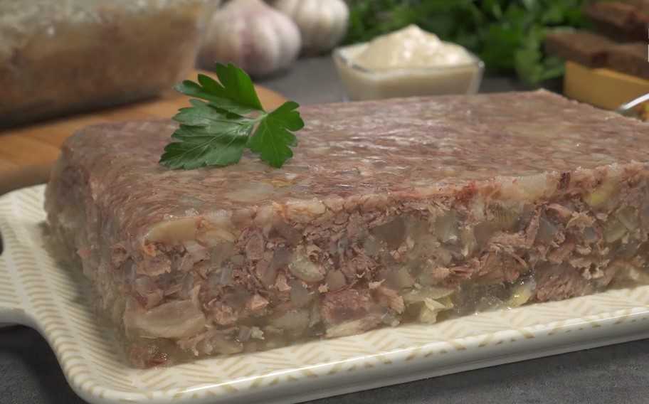 Recette : Viande en gelée classique