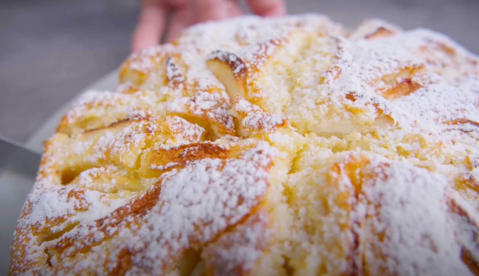 Image du plat : Charlotte au fromage blanc et aux pommes au four